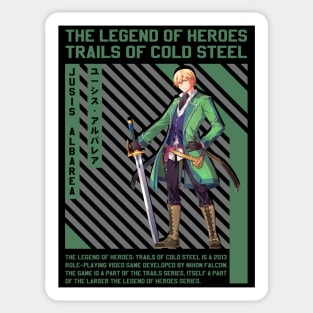 Jusis Albarea | Trails Of Cold Steel Sticker